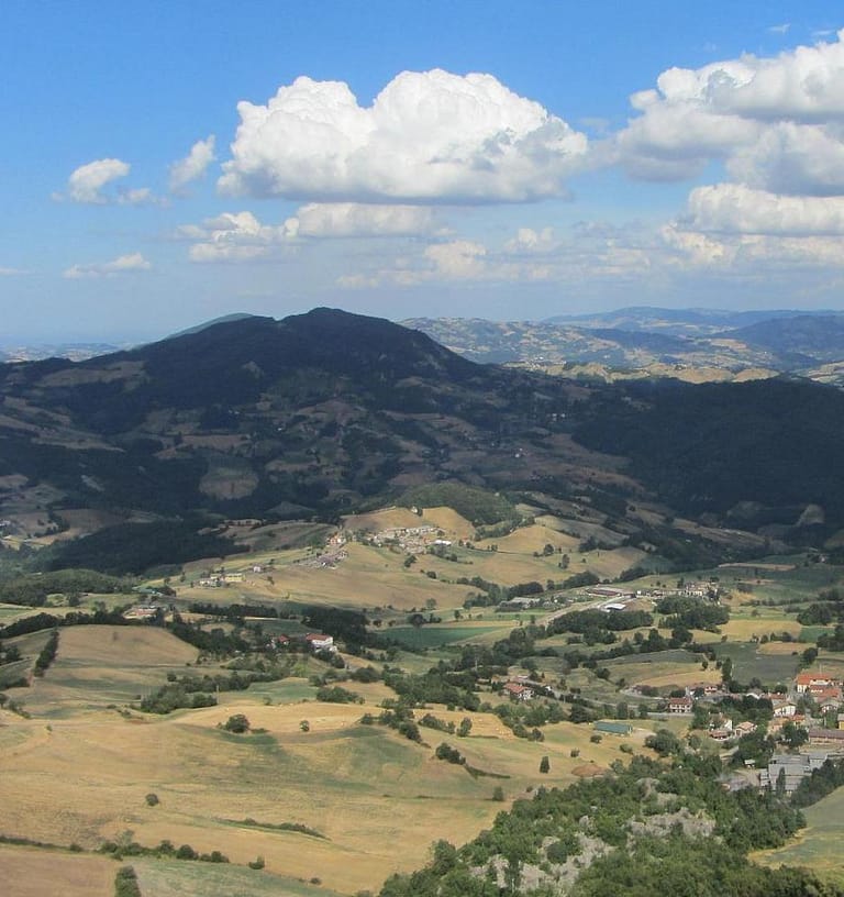 Udsigt over Emilia-Romagna
