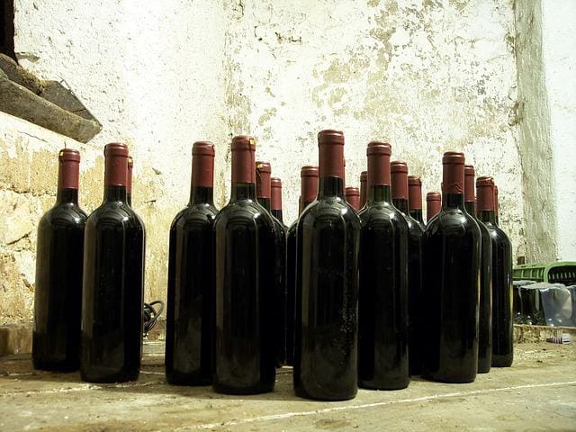 Gamay vin på flasker